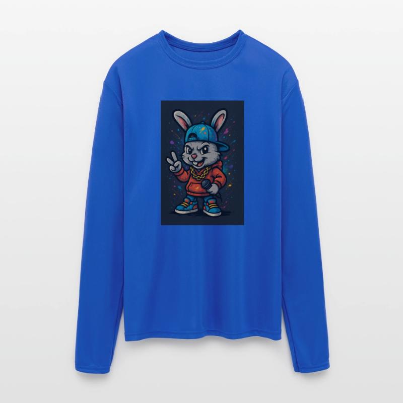 Urban Bunny Rapper Illustration