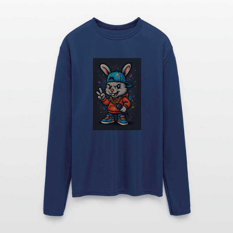 Urban Bunny Rapper Illustration