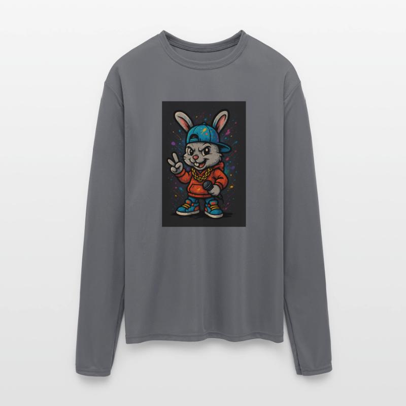 Urban Bunny Rapper Illustration