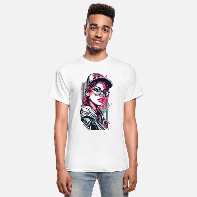 Urban Girl in Pop Art Style