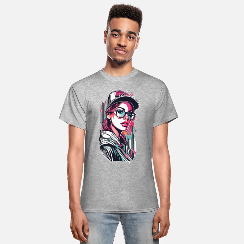 Urban Girl in Pop Art Style