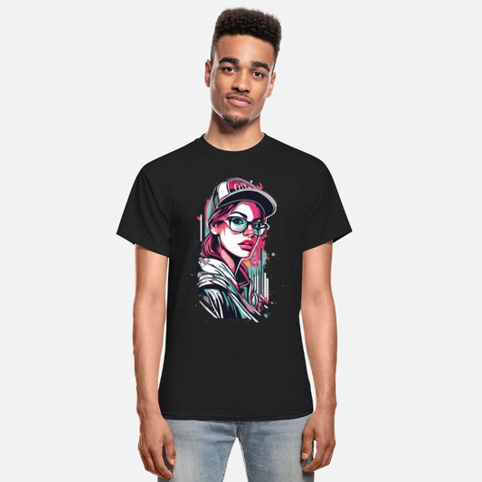 Urban Girl in Pop Art Style