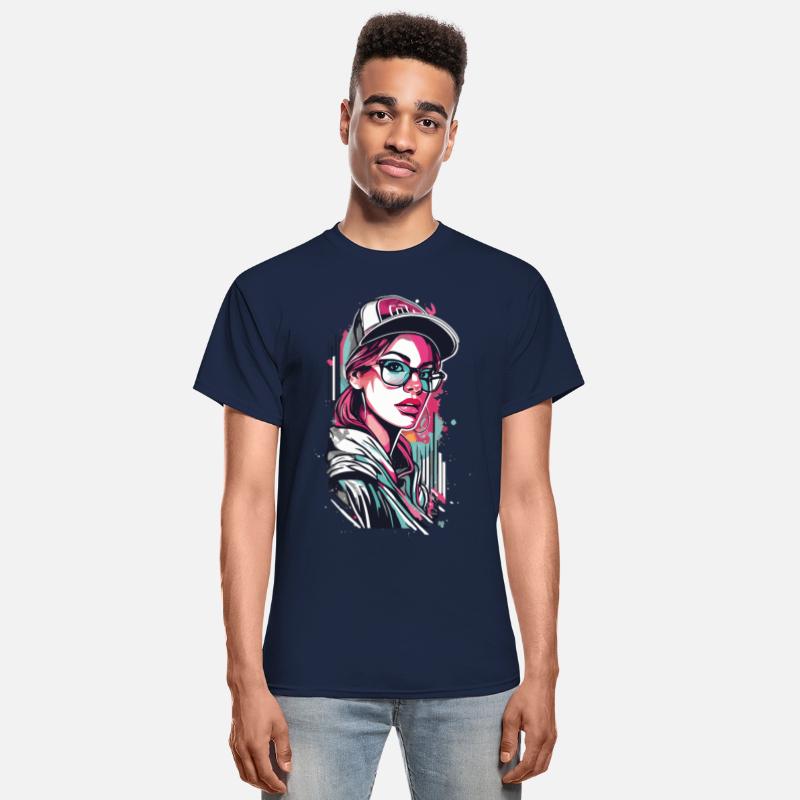 Urban Girl in Pop Art Style