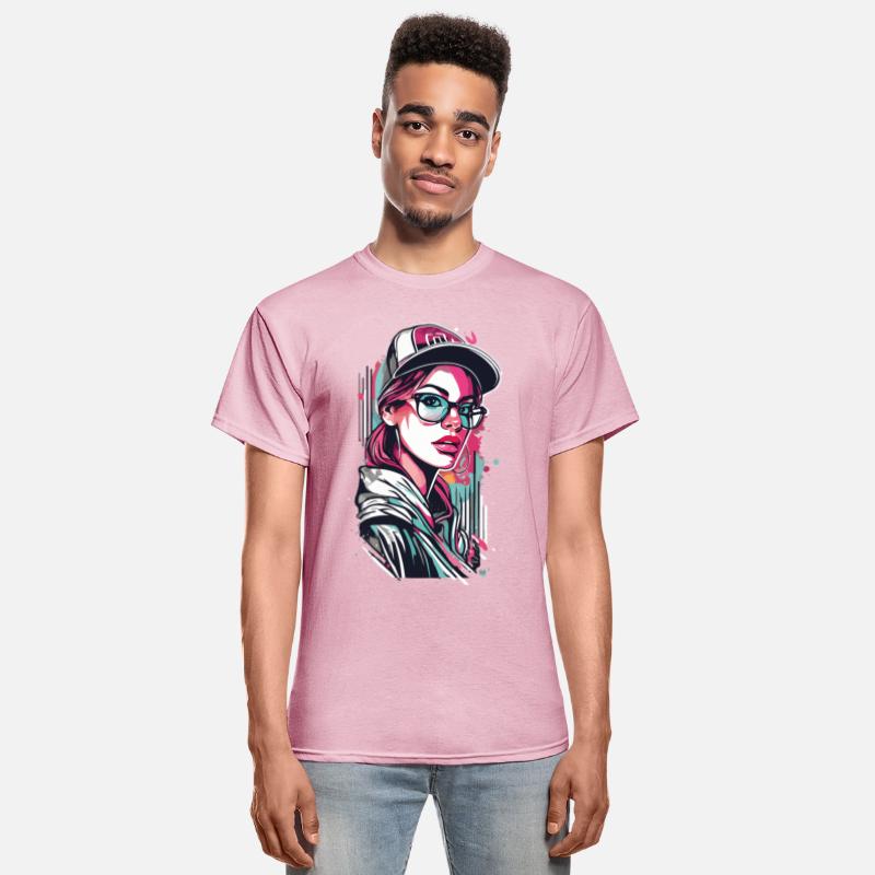 Urban Girl in Pop Art Style