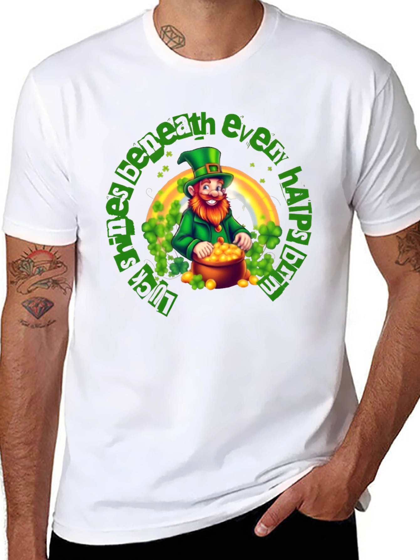 Lucky St. Patricks Day Leprechaun T-Shirt