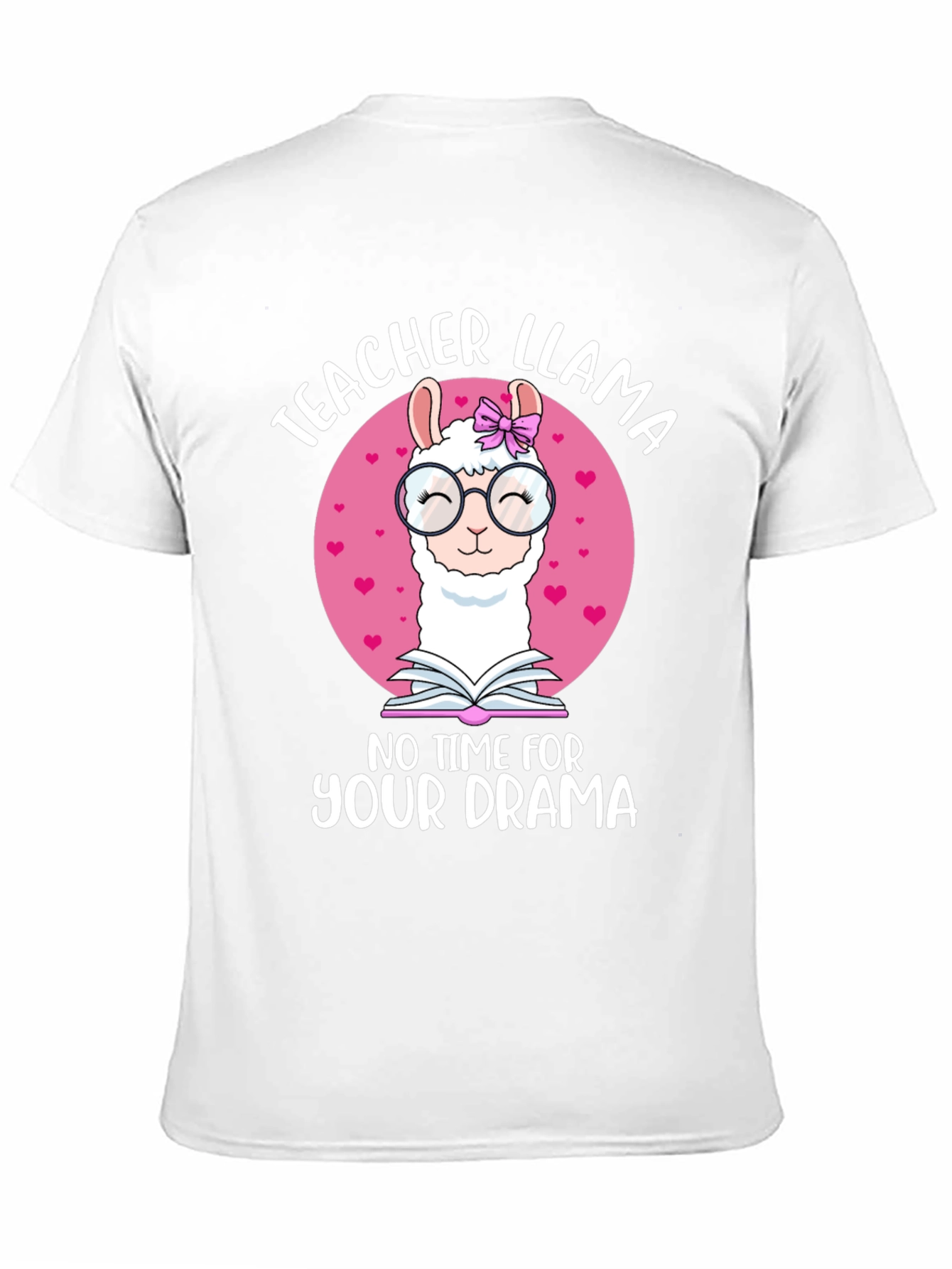 Teacher Llama T-Shirt - No Time for Drama
