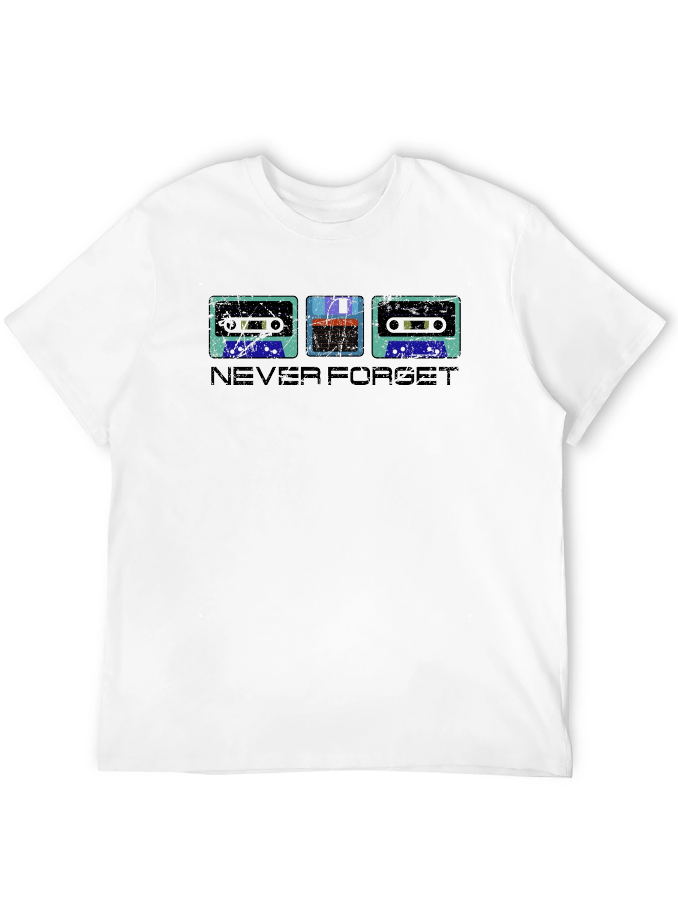 Retro Media T-Shirt - Never Forget
