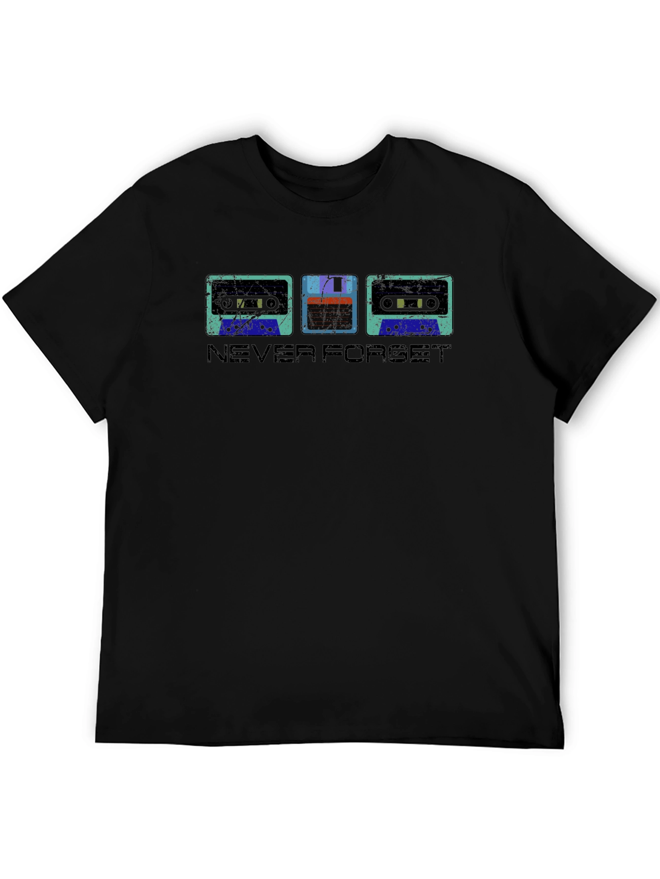 Retro Media T-Shirt - Never Forget