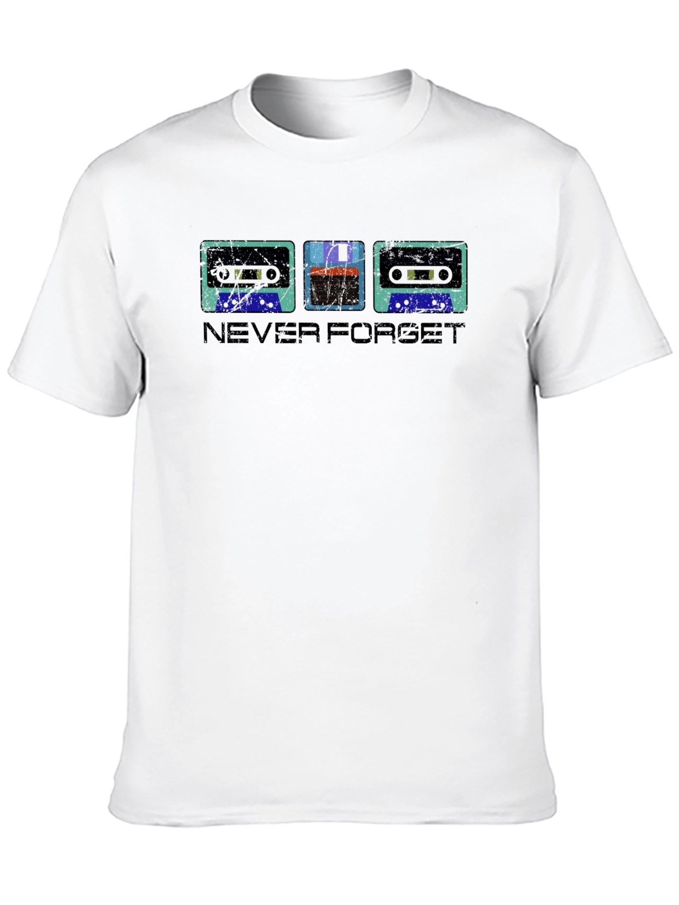 Retro Media T-Shirt - Never Forget
