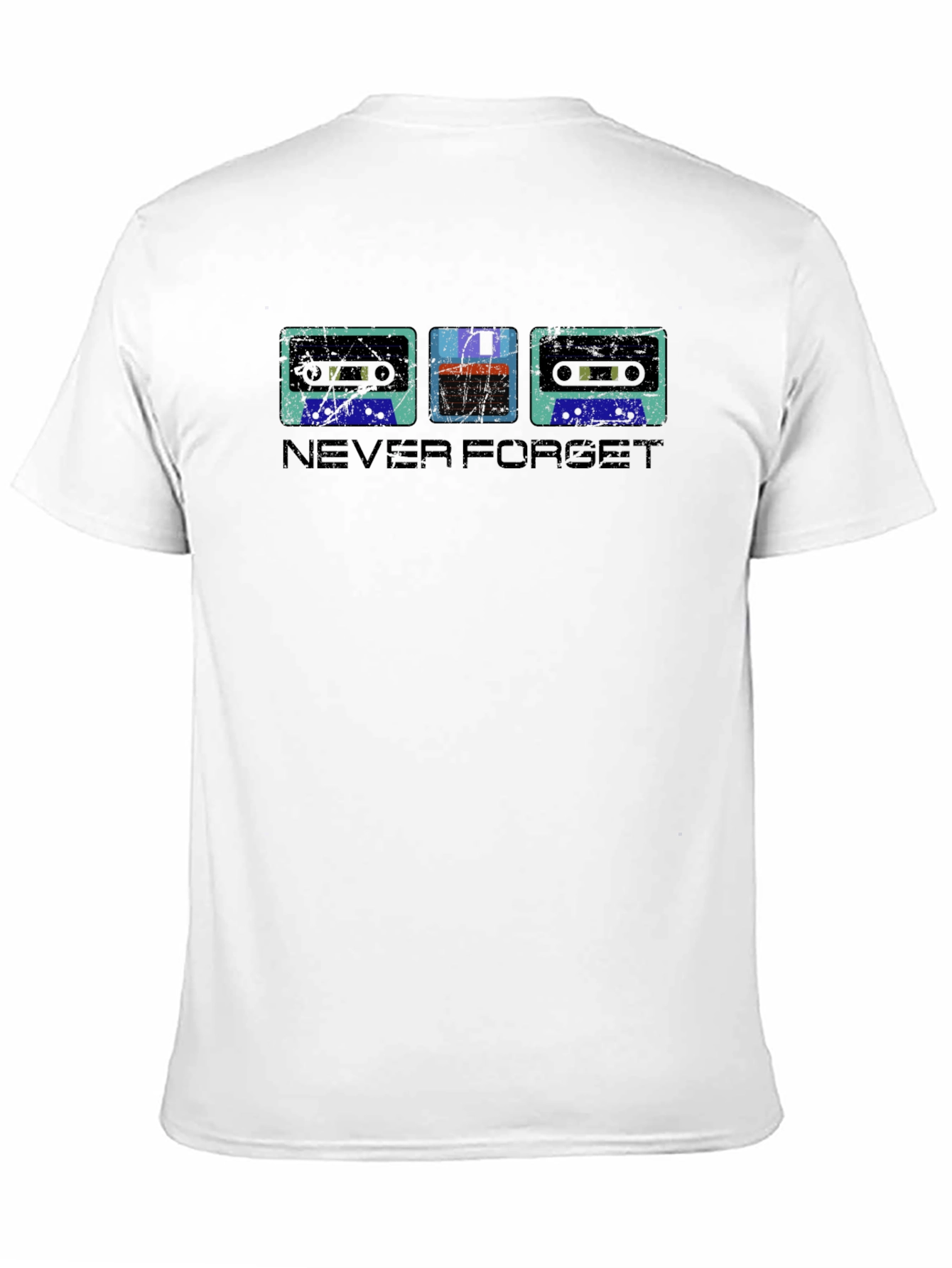 Retro Media T-Shirt - Never Forget