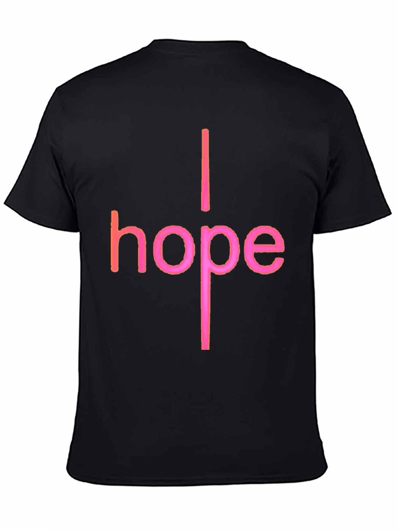 I Hope Graphic T-Shirt - Trendy Crew Neck Tee