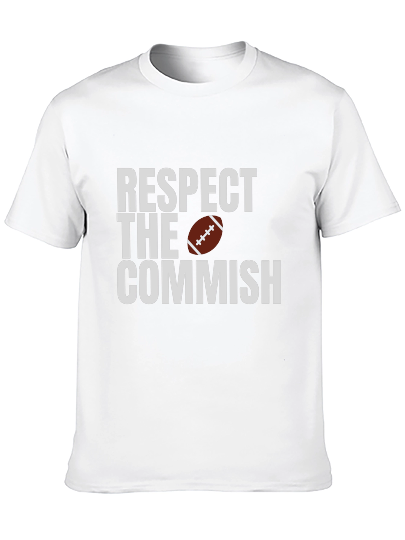 Respect the Commish T-Shirt - Football Fan Tee