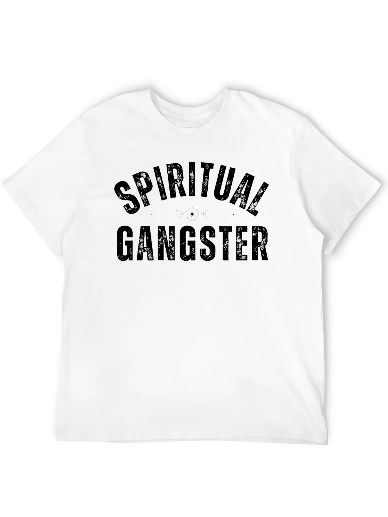 Spiritual Gangster Black Graphic T-Shirt