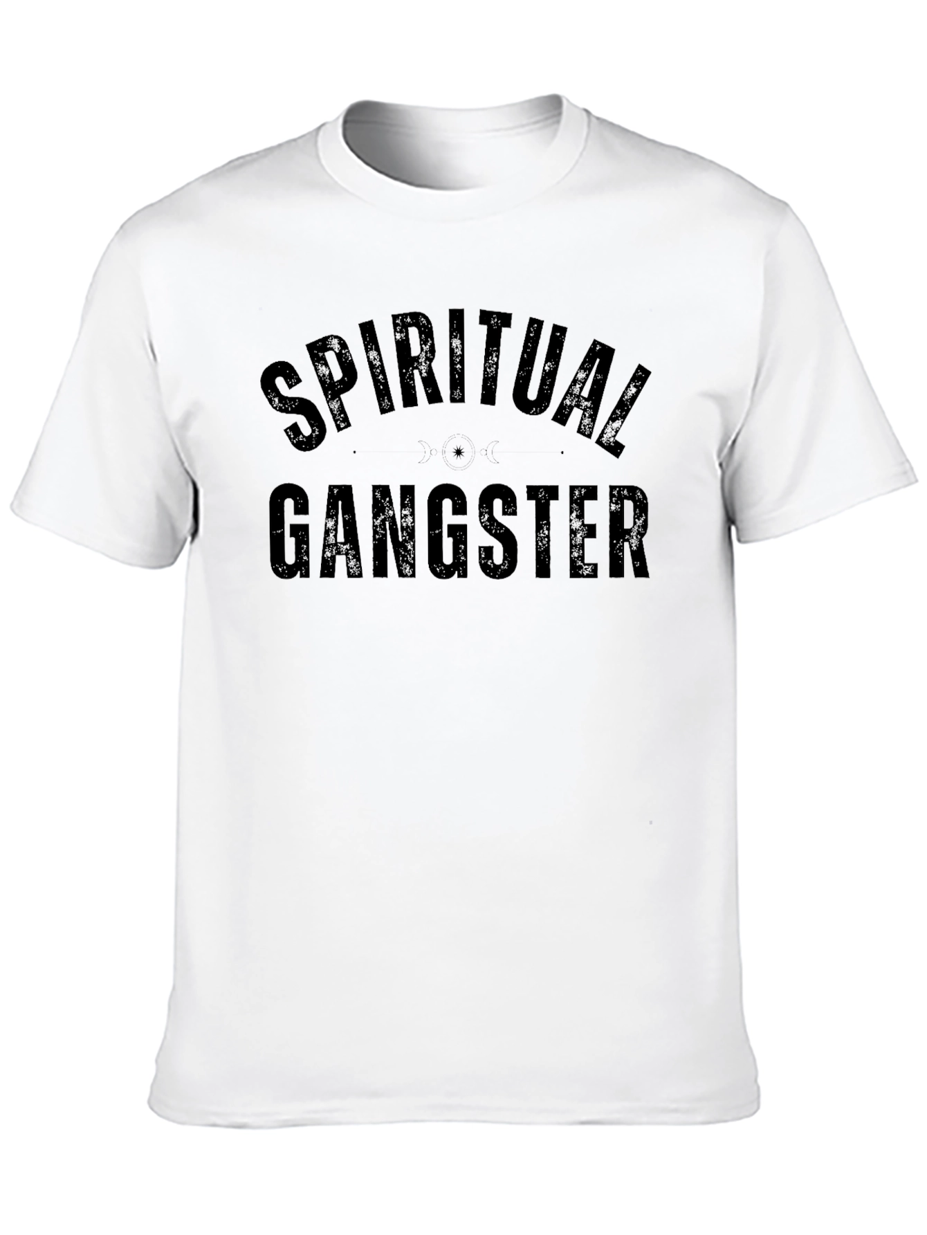 Spiritual Gangster Black Graphic T-Shirt