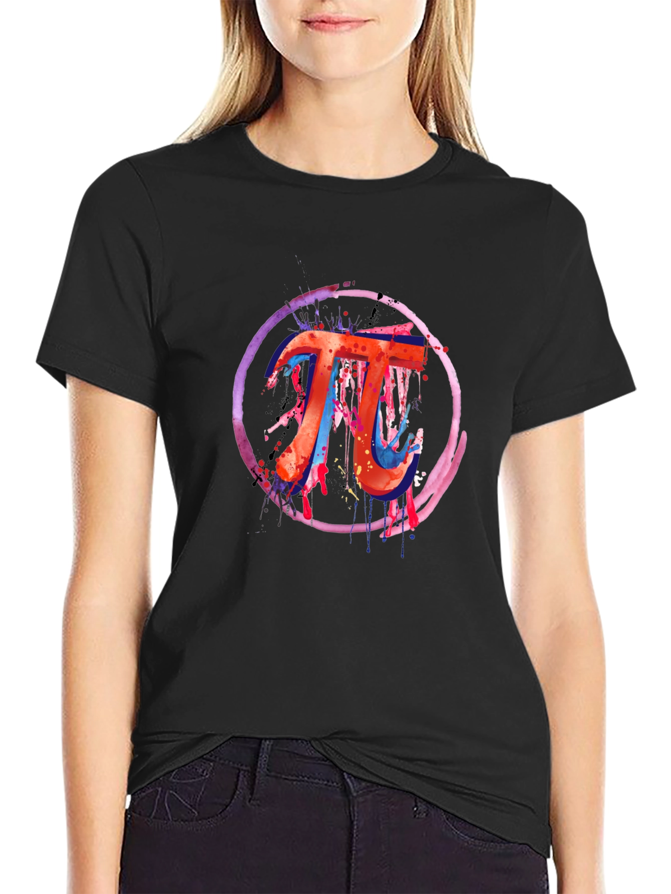 Math Pi Symbol Graphic Tee