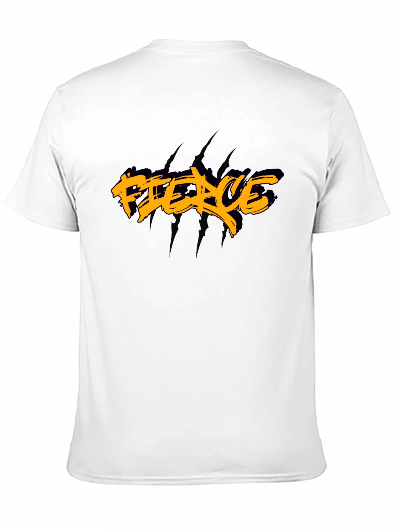 Fierce Graphic Print Black T-Shirt