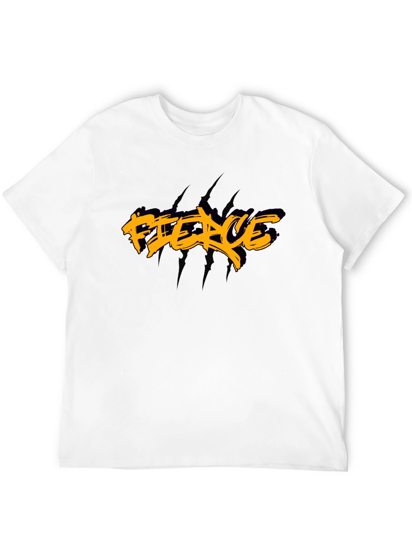 Fierce Graphic Print Black T-Shirt