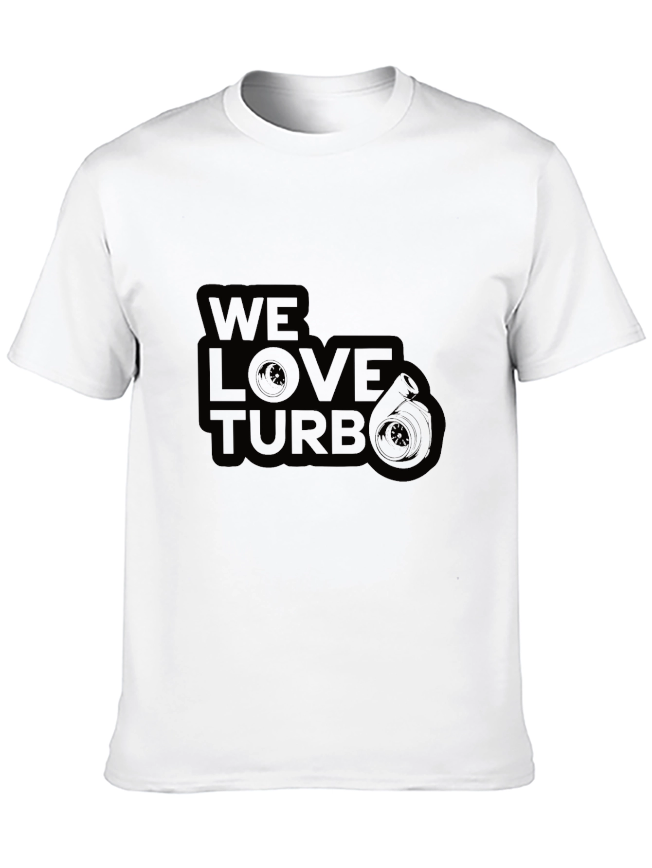 We Love Turbo Graphic T-Shirt - Black