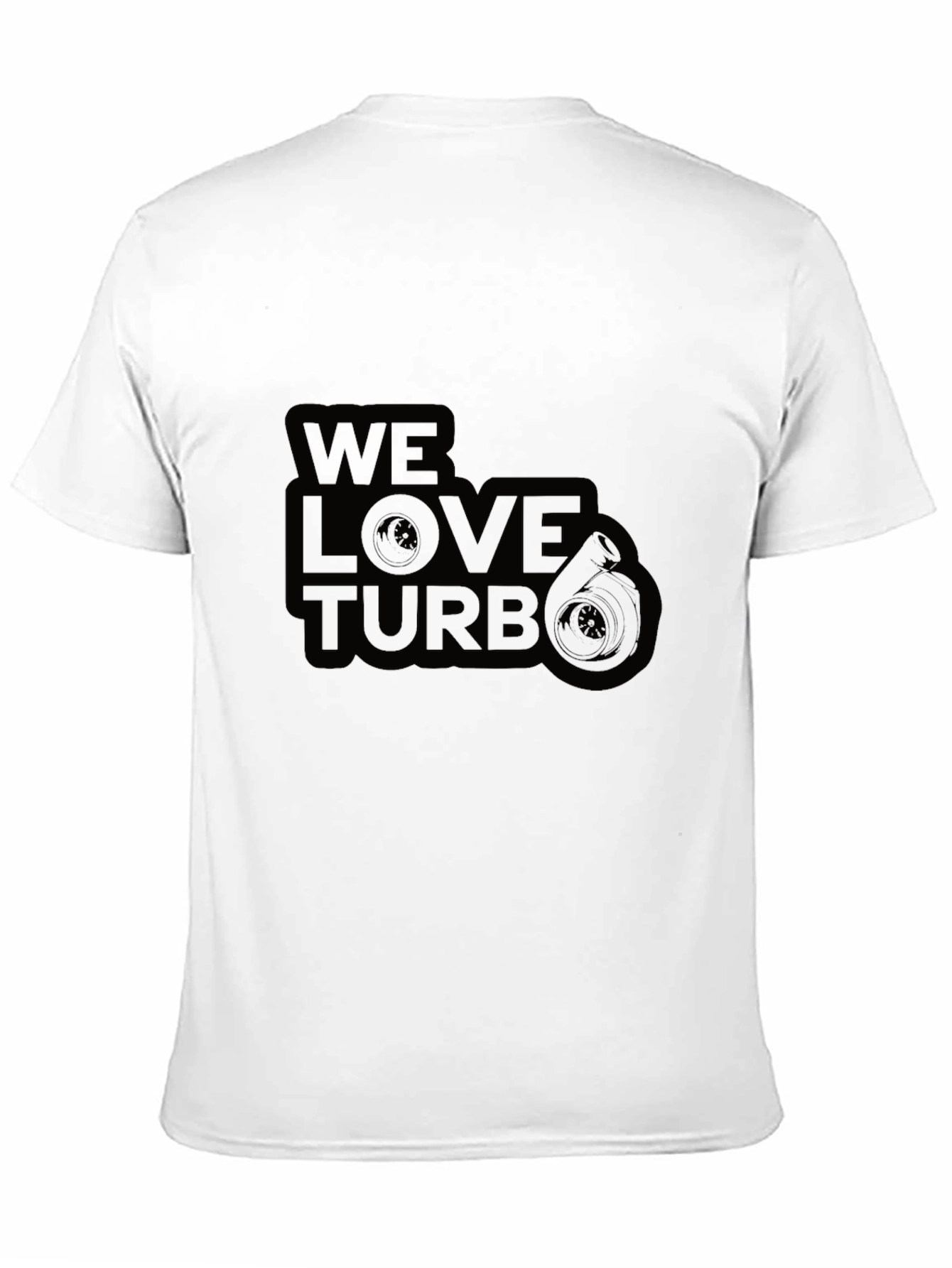 We Love Turbo Graphic T-Shirt - Black