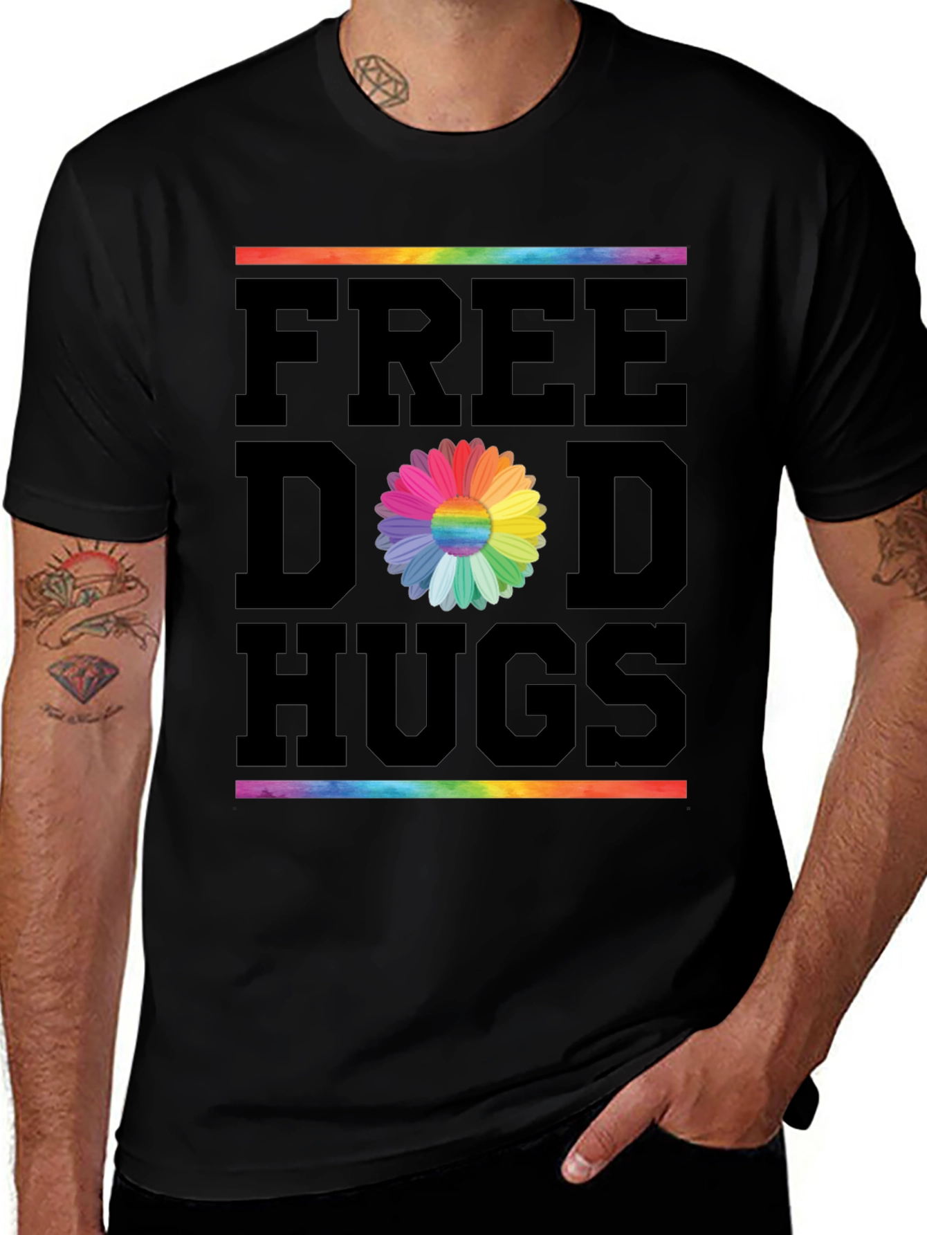 Free Dad Hugs Pride T-Shirt