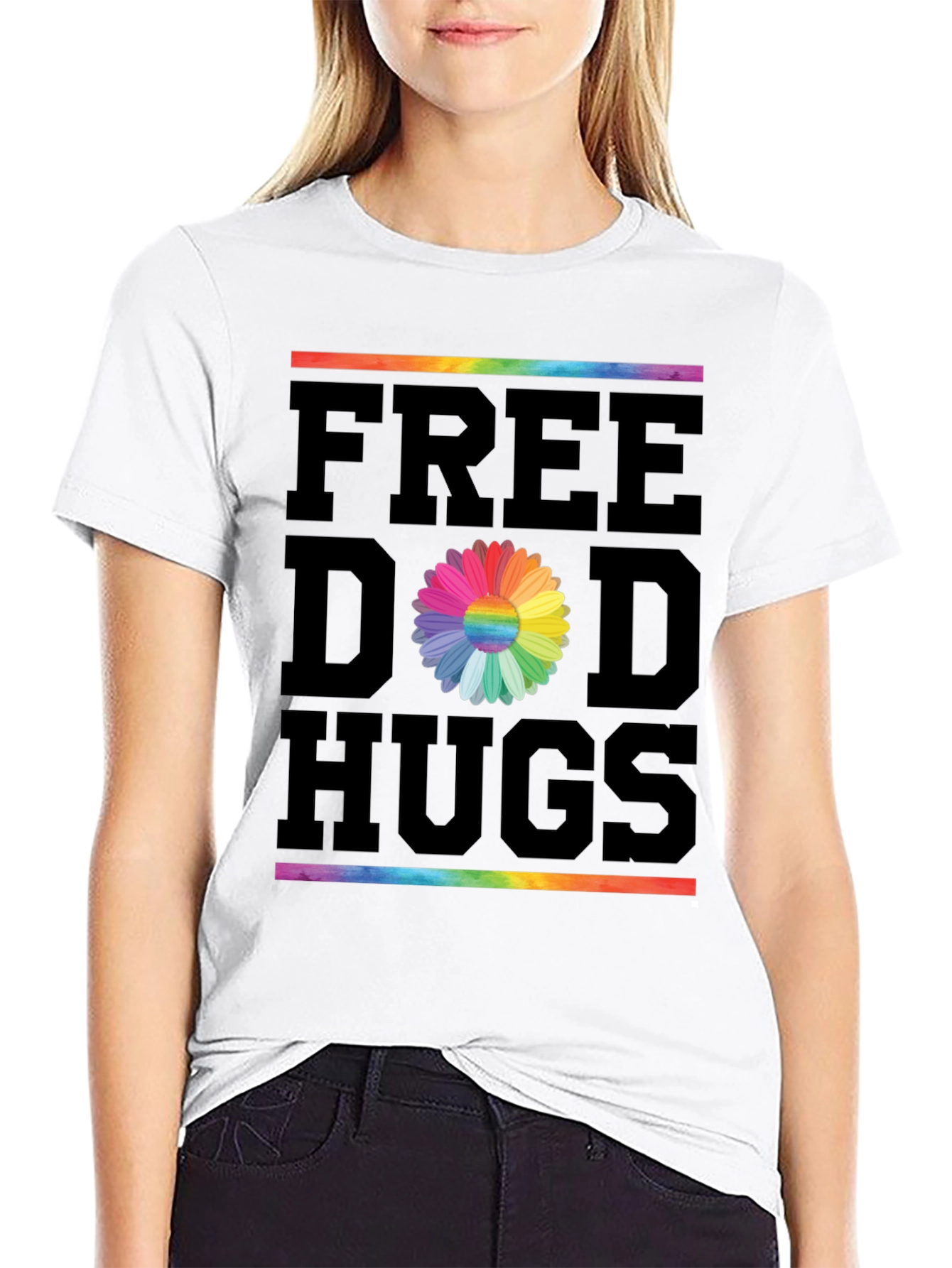 Free Dad Hugs Pride T-Shirt