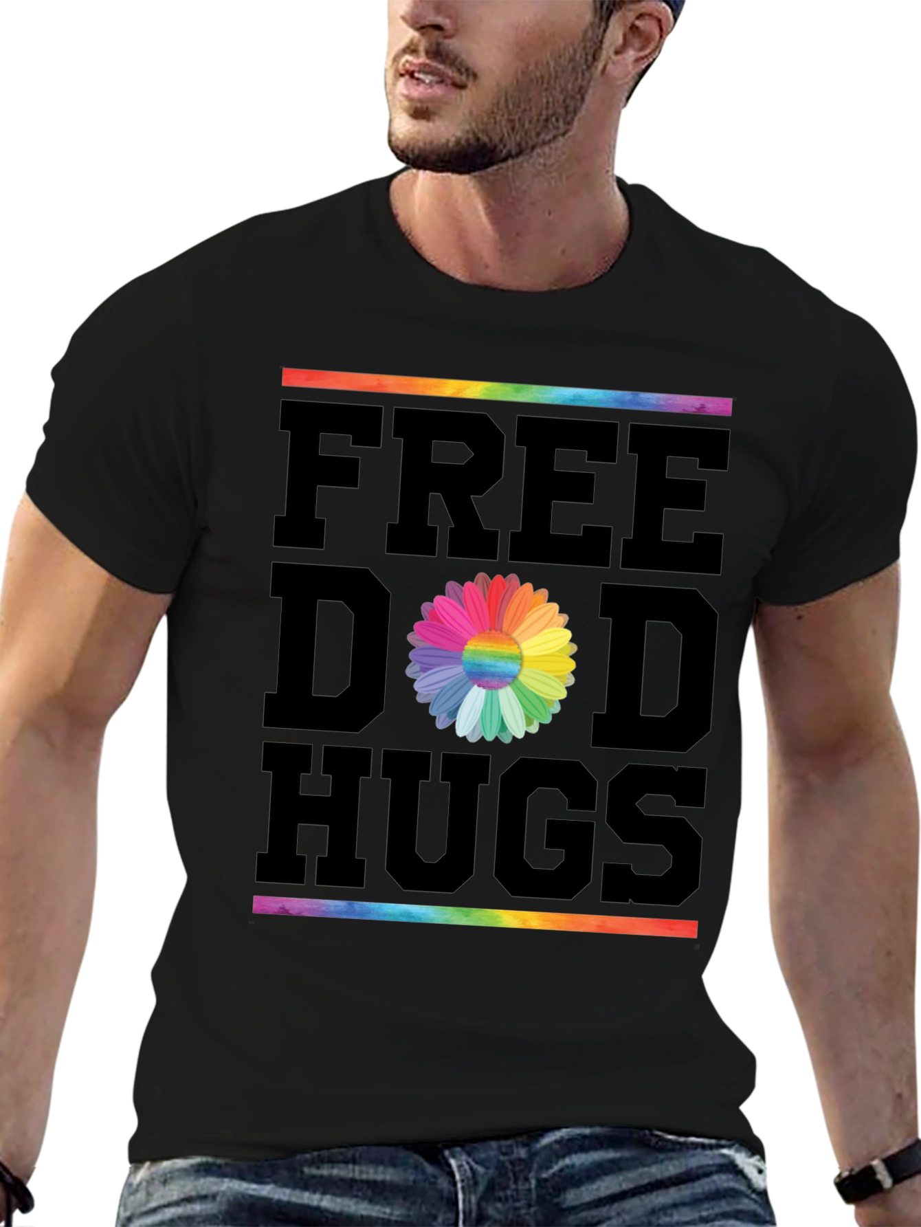 Free Dad Hugs Pride T-Shirt
