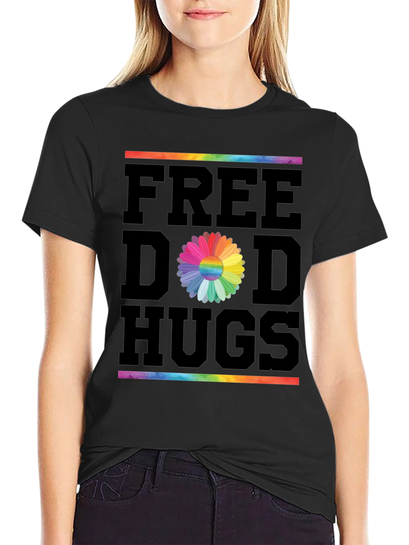 Free Dad Hugs Pride T-Shirt