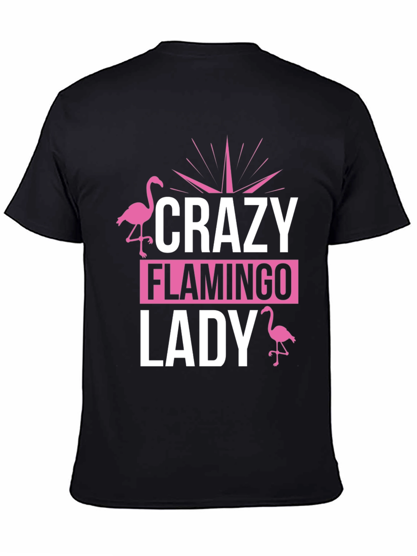 Crazy Flamingo Lady T-Shirt