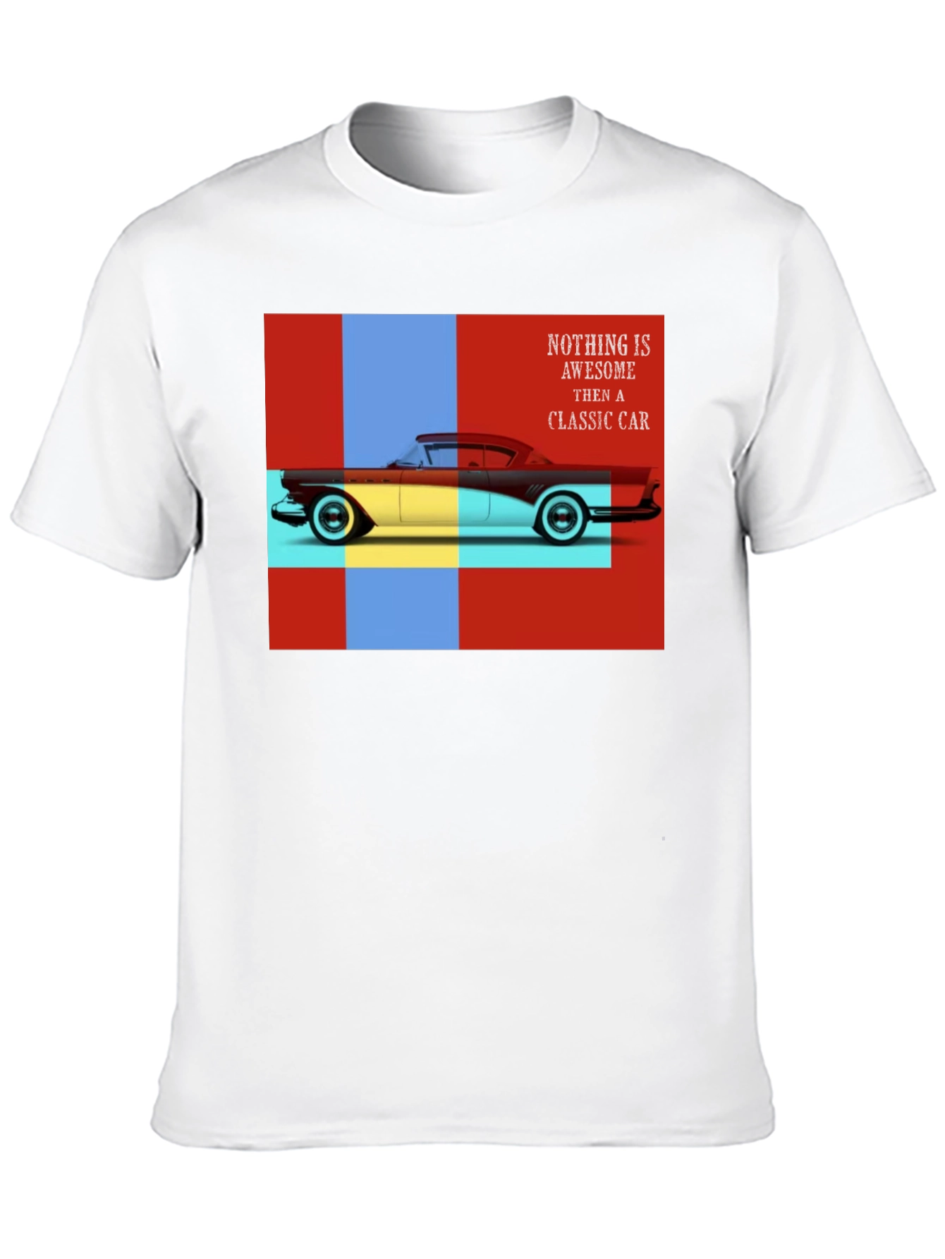 Classic Car Graphic Tee - Retro Automotive Style