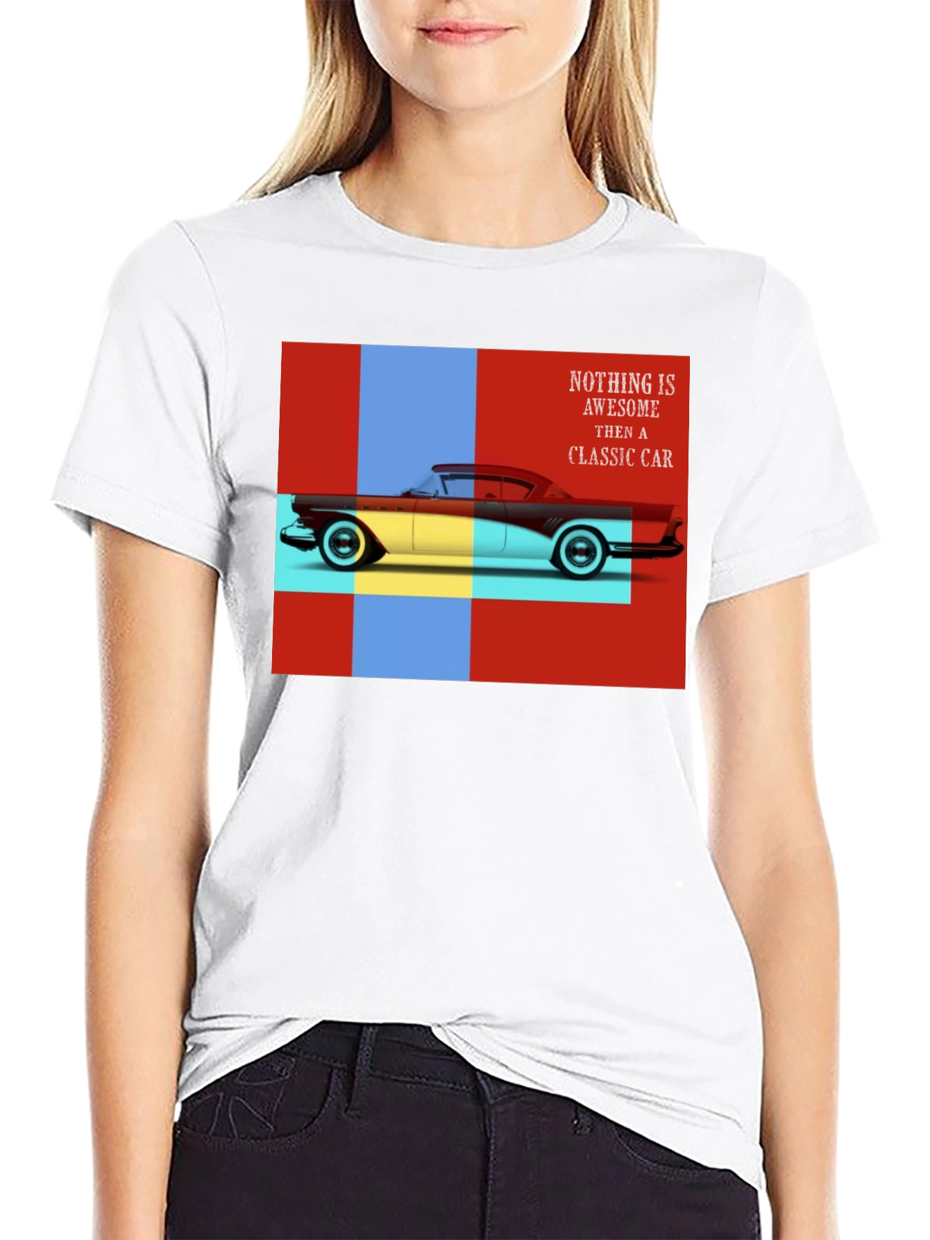 Classic Car Graphic Tee - Retro Automotive Style