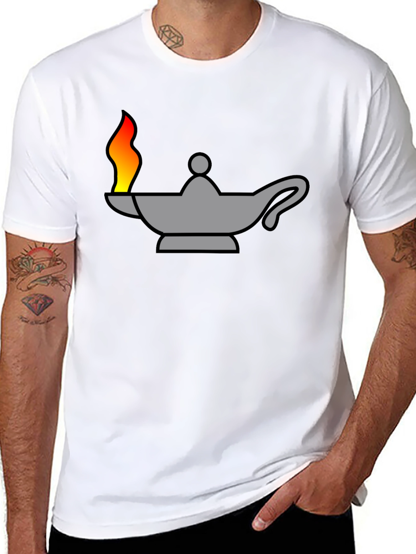 Magic Lamp T-Shirt - Genie Aladdin Style