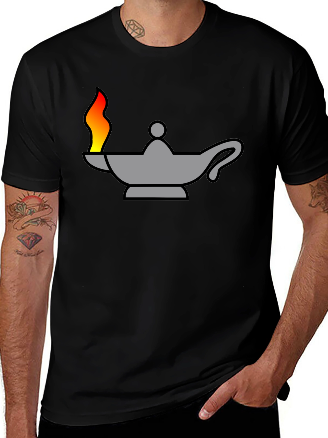 Magic Lamp T-Shirt - Genie Aladdin Style