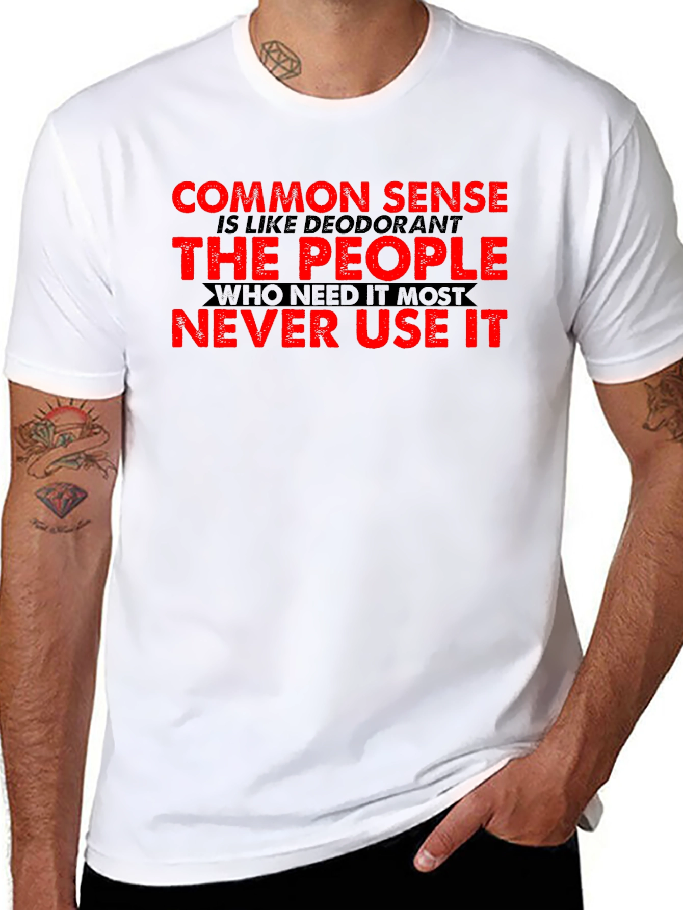 Common Sense Deodorant Graphic Tee