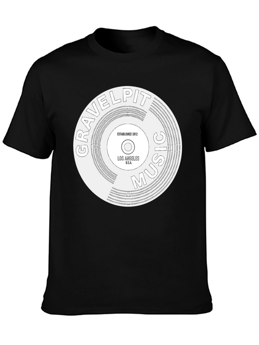 Gravelpit Music Graphic Tee - Vinyl Record Design T-Shirt