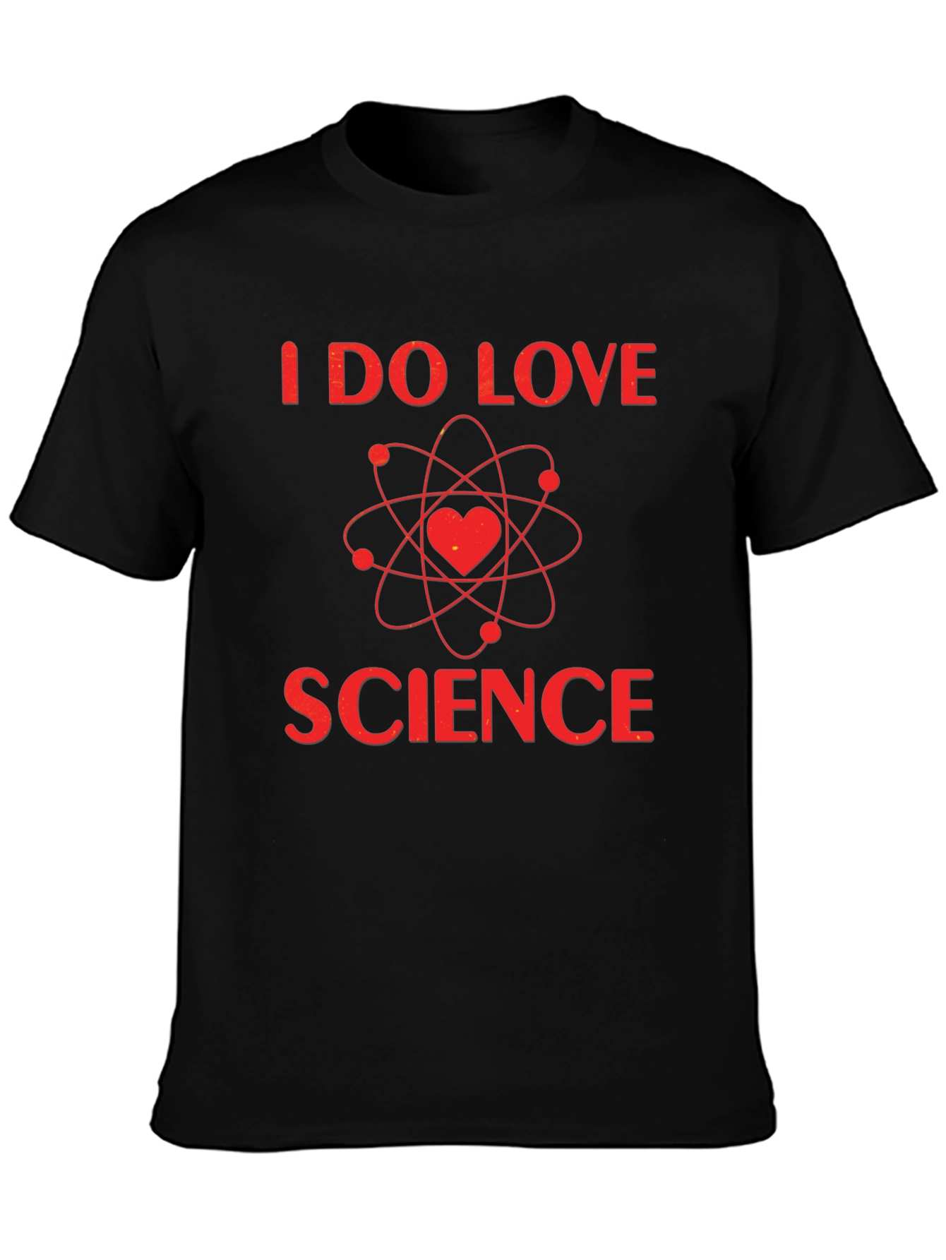 I Love Science T-Shirt - Heart Atom Design