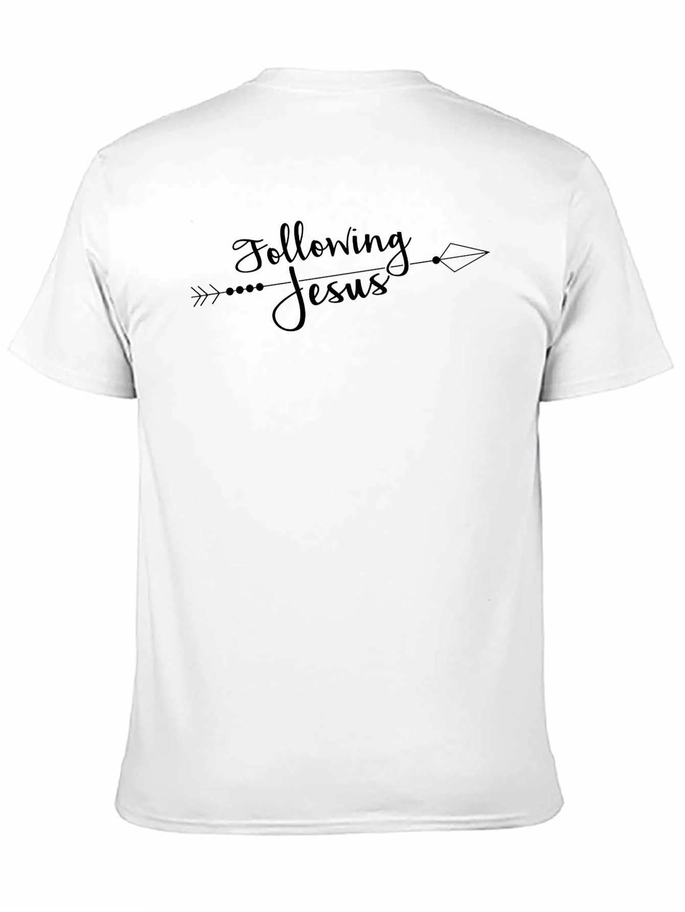 Following Jesus Arrow Graphic T-Shirt