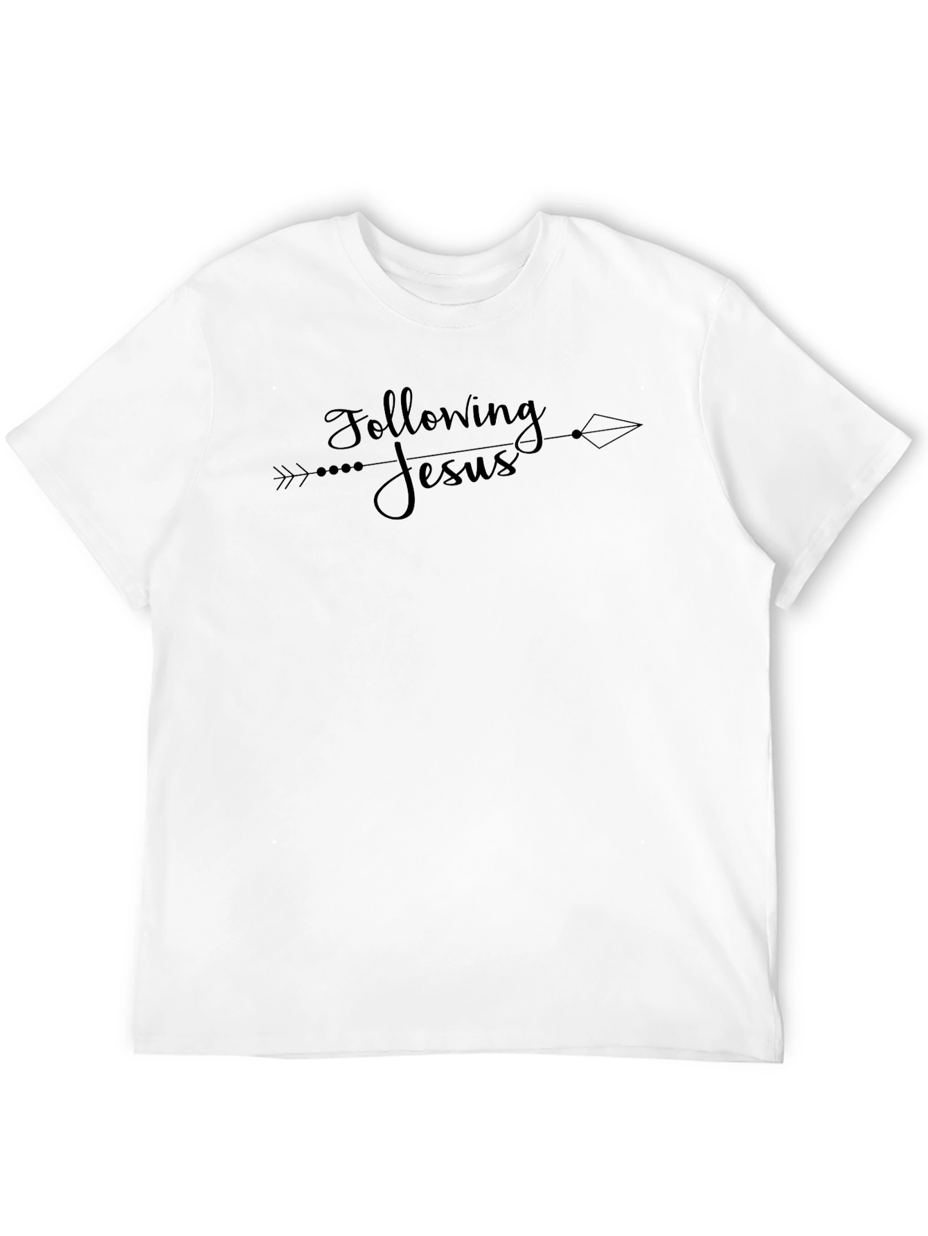 Following Jesus Arrow Graphic T-Shirt