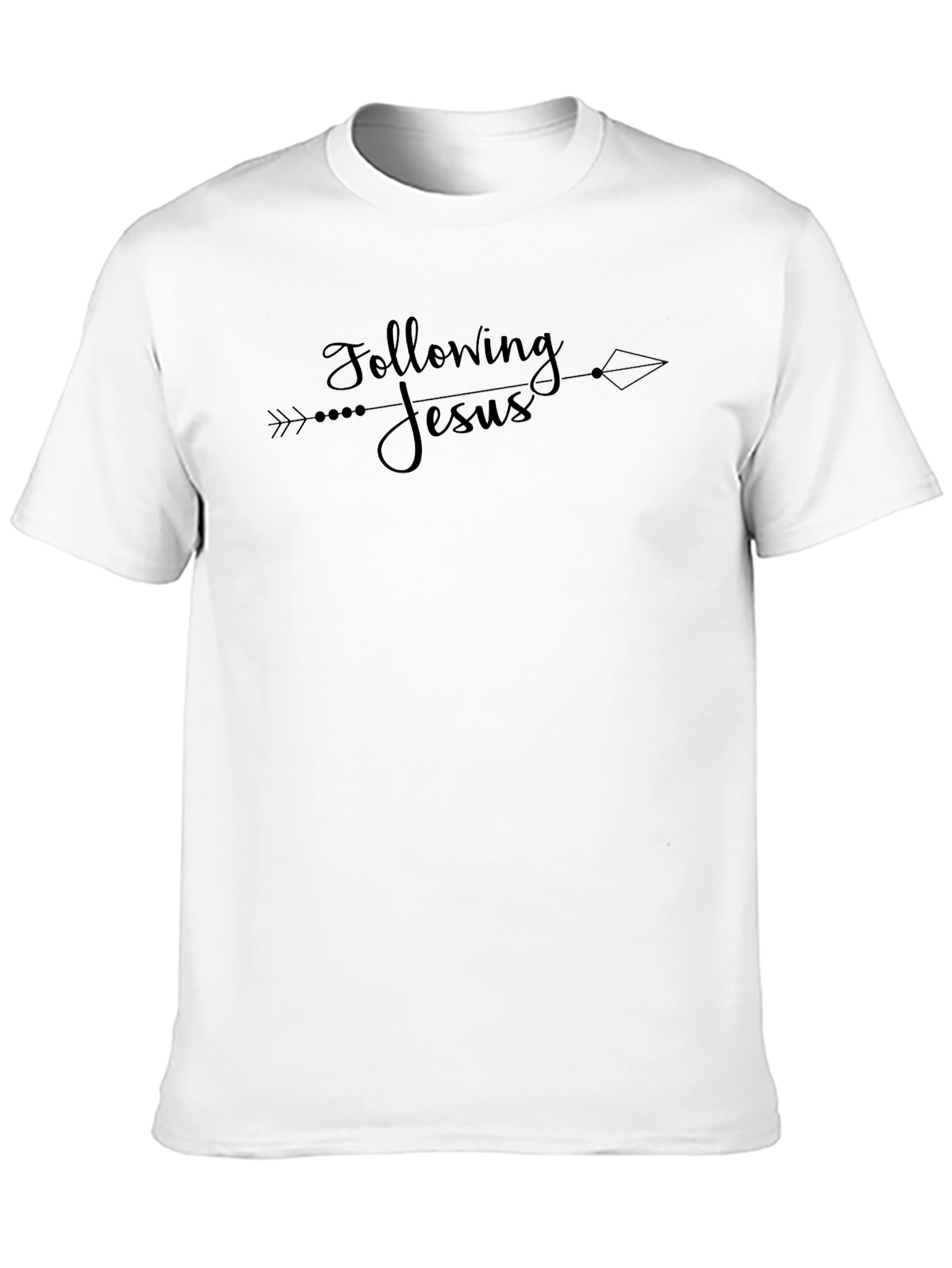 Following Jesus Arrow Graphic T-Shirt