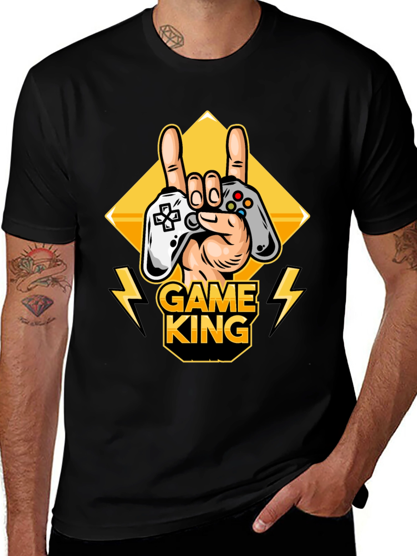 Game King T-Shirt - Controller Design