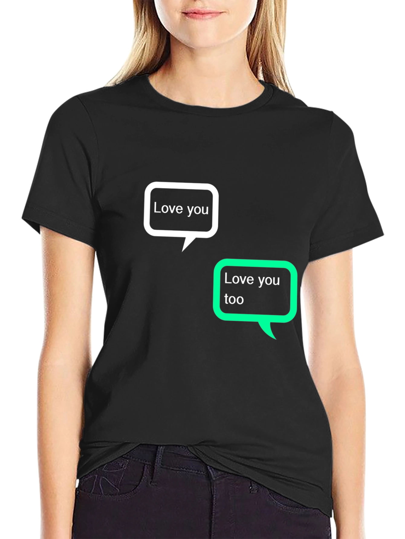 Love You Text Bubble T-Shirt