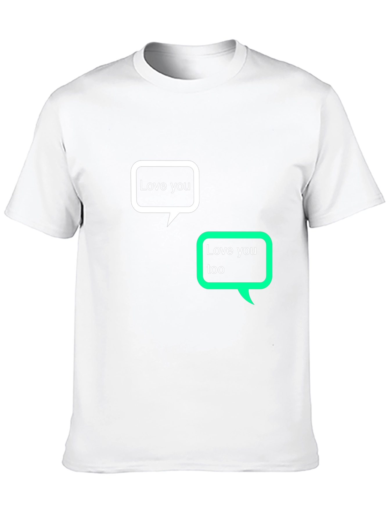 Love You Text Bubble T-Shirt