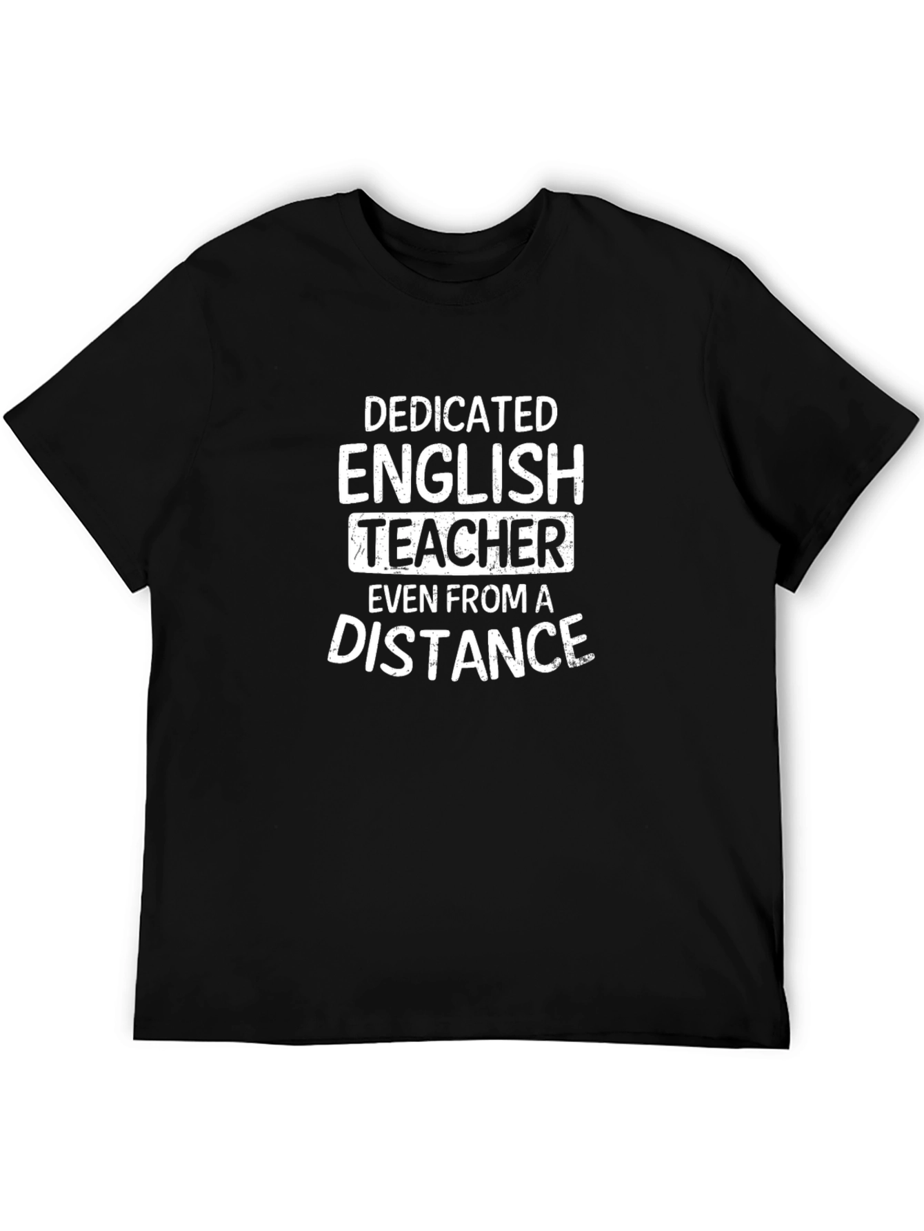Dedicated English Teacher Black T-Shirt