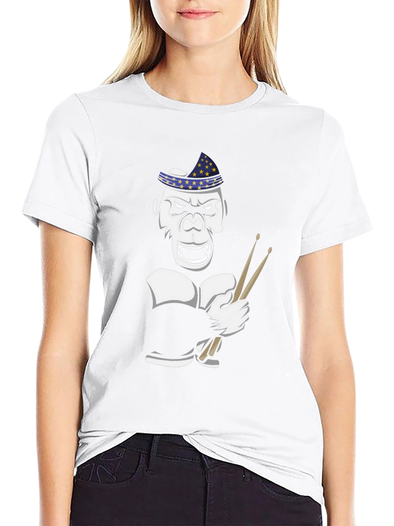 Drummer Gorilla Graphic Tee