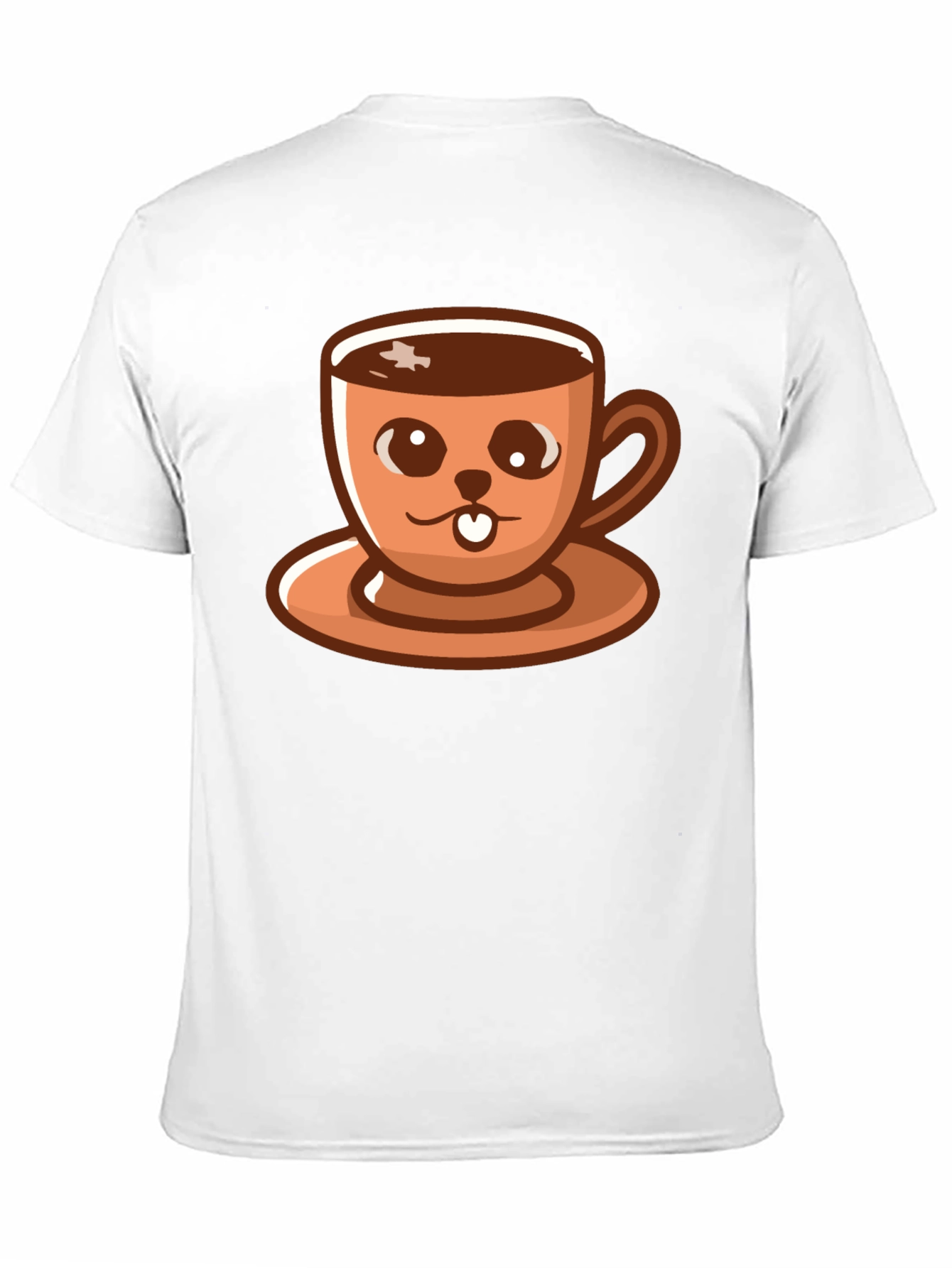 Cute Coffee Cup Cartoon T-Shirt