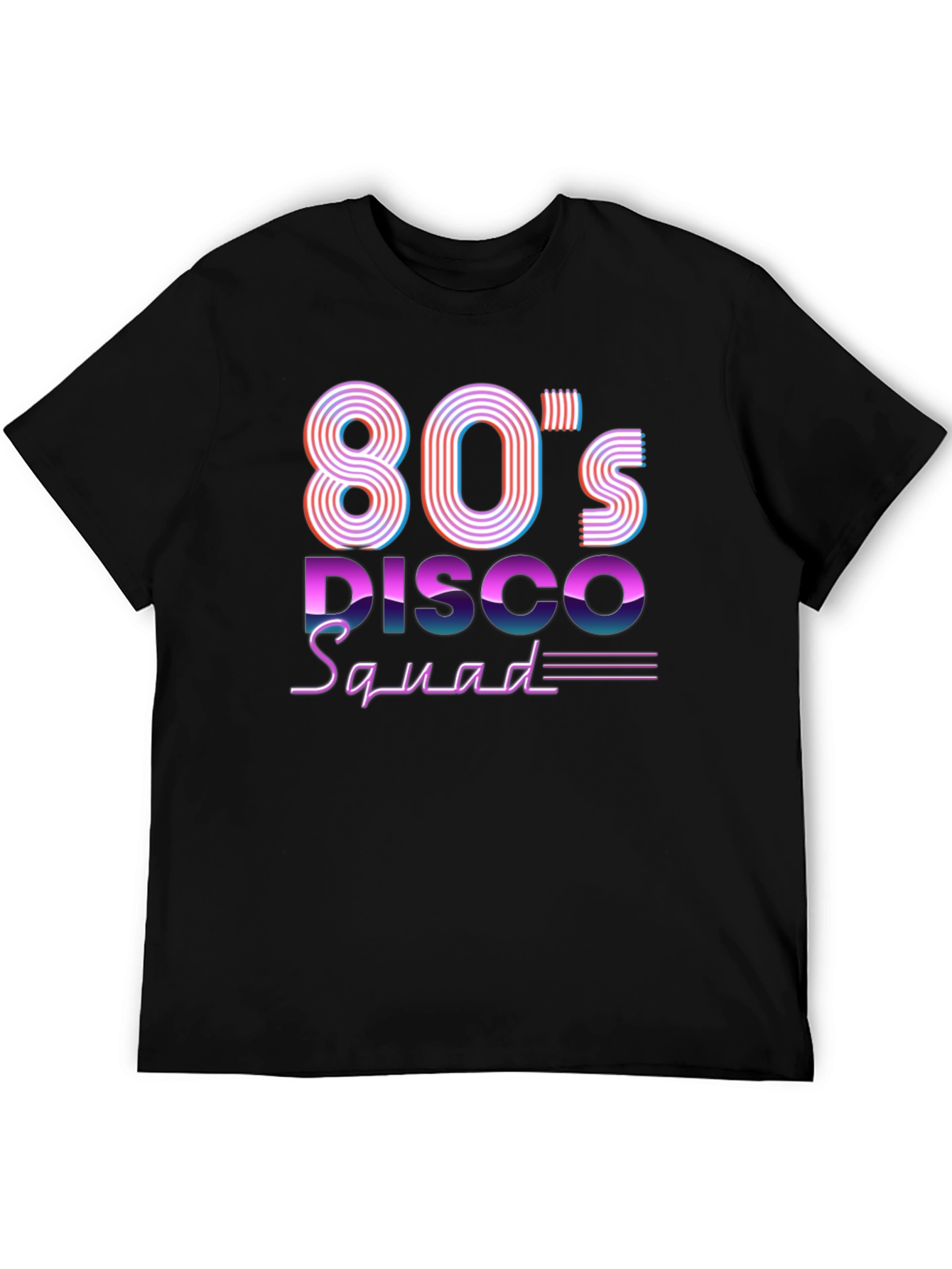 80s Disco Squad Retro Graphic T-Shirt