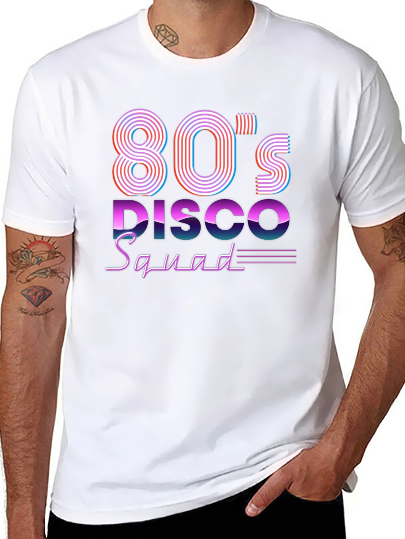 80s Disco Squad Retro Graphic T-Shirt