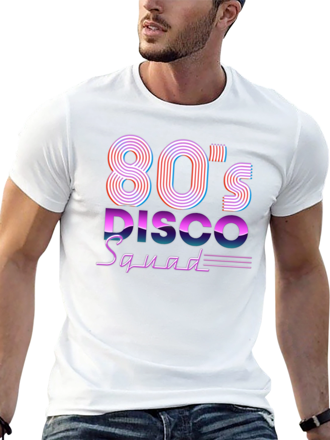 80s Disco Squad Retro Graphic T-Shirt