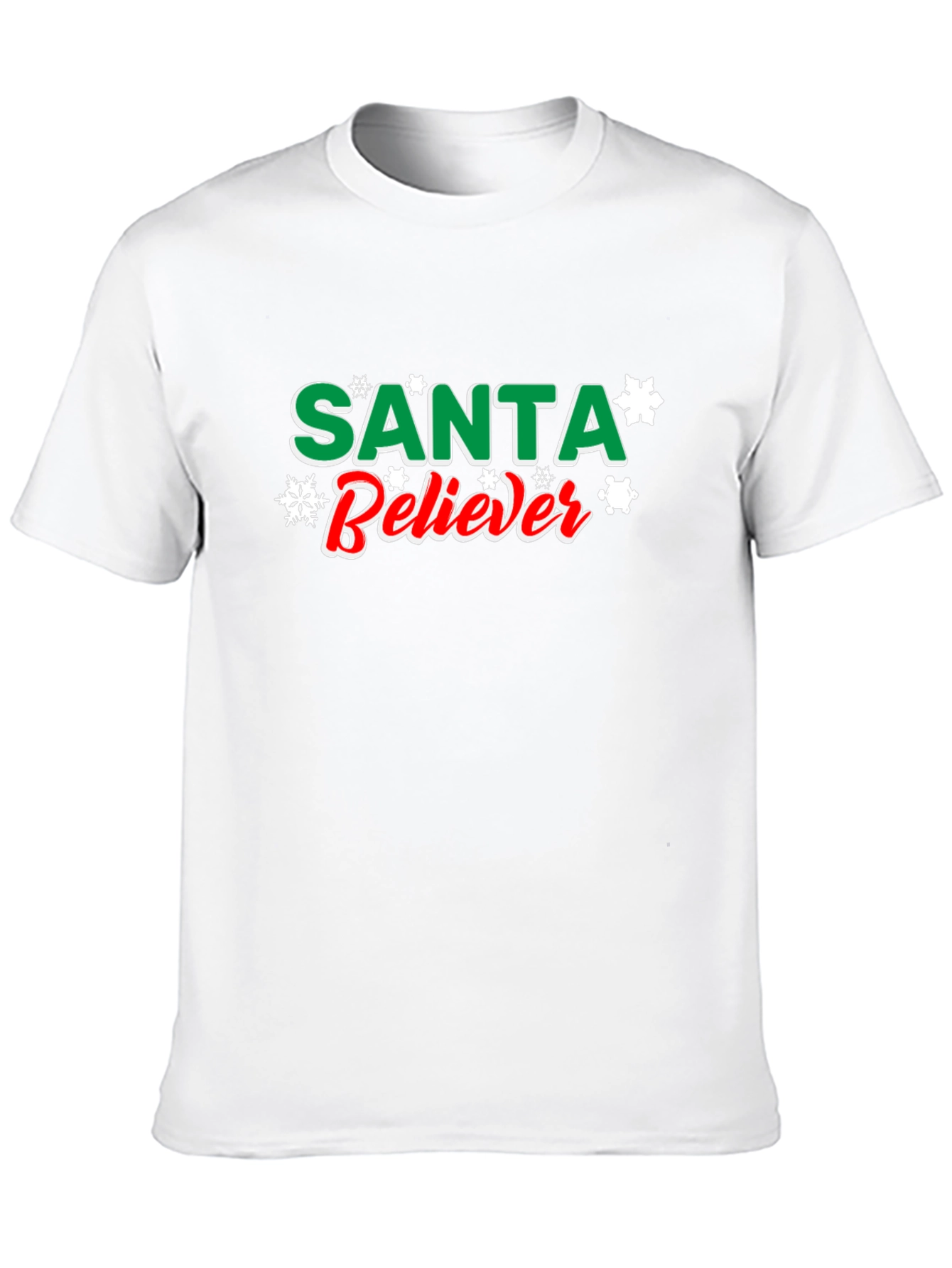 Santa Believer Graphic Tee - Holiday Cheer