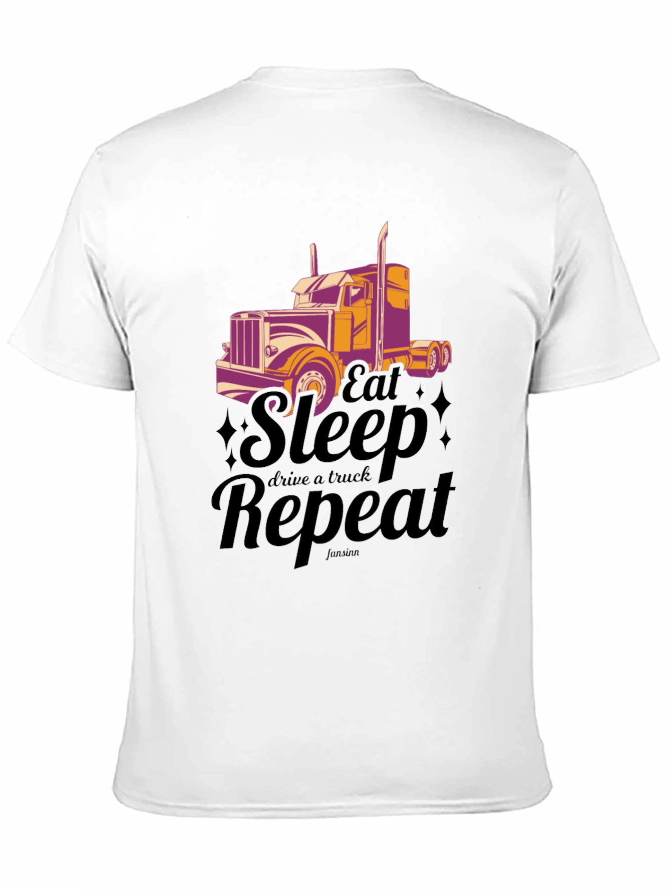 Eat Sleep Drive A Truck Repeat T-shirt