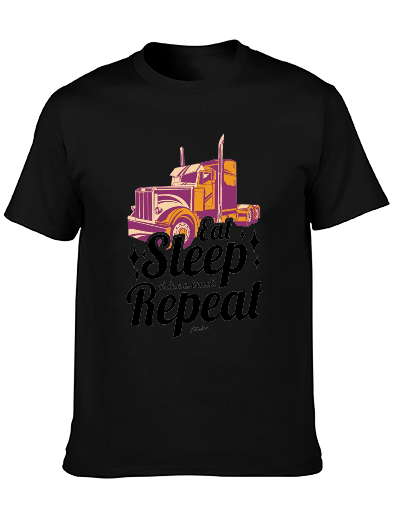 Eat Sleep Drive A Truck Repeat T-shirt